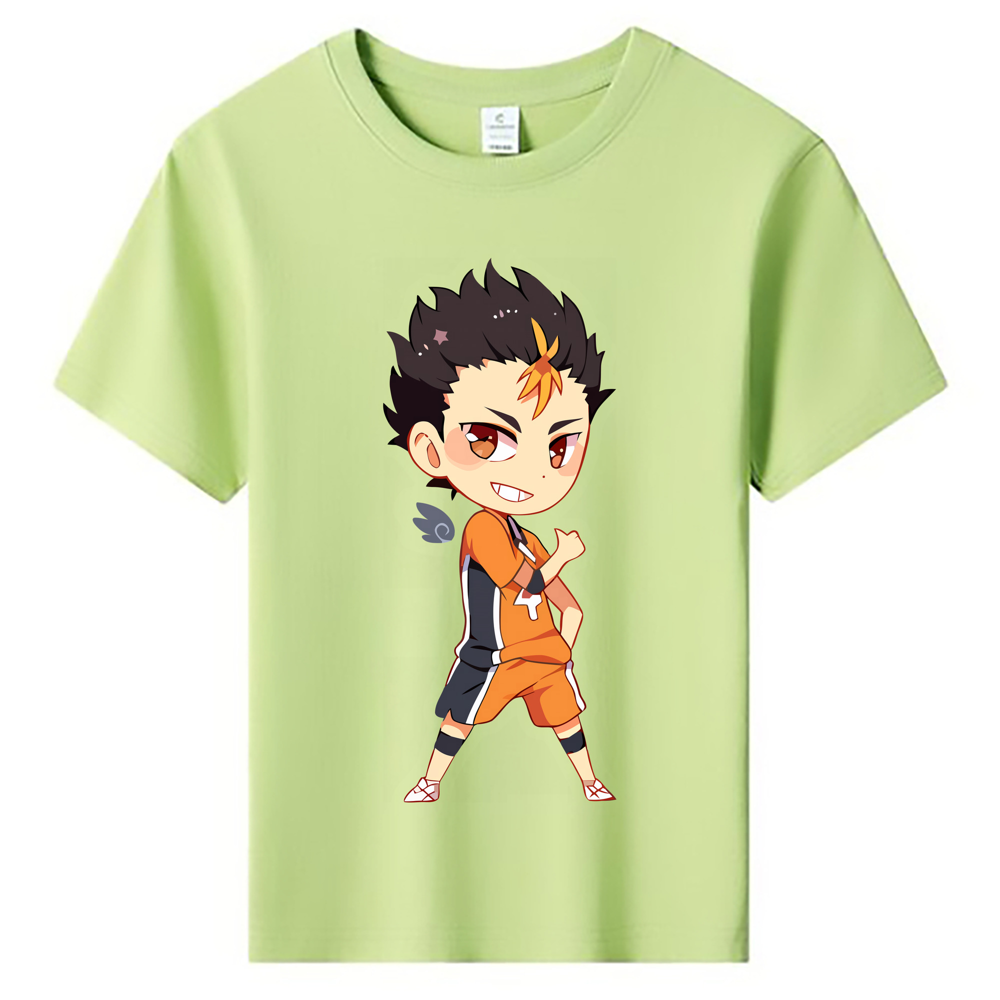 （画像用） ハイキュー!! Haikyu!! 綿100％キッズTシャツ（フロントプリント）